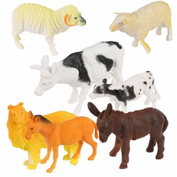 Набор домашних животных Farm animal, 9-16см, 7шт.									